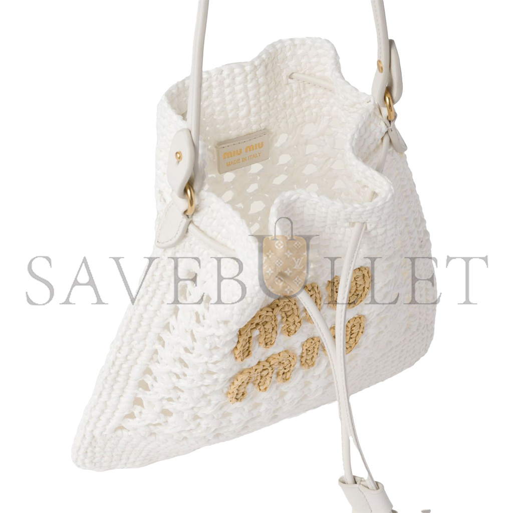 M1v M1v woven raffia bag 5nd016 (23*20cm)